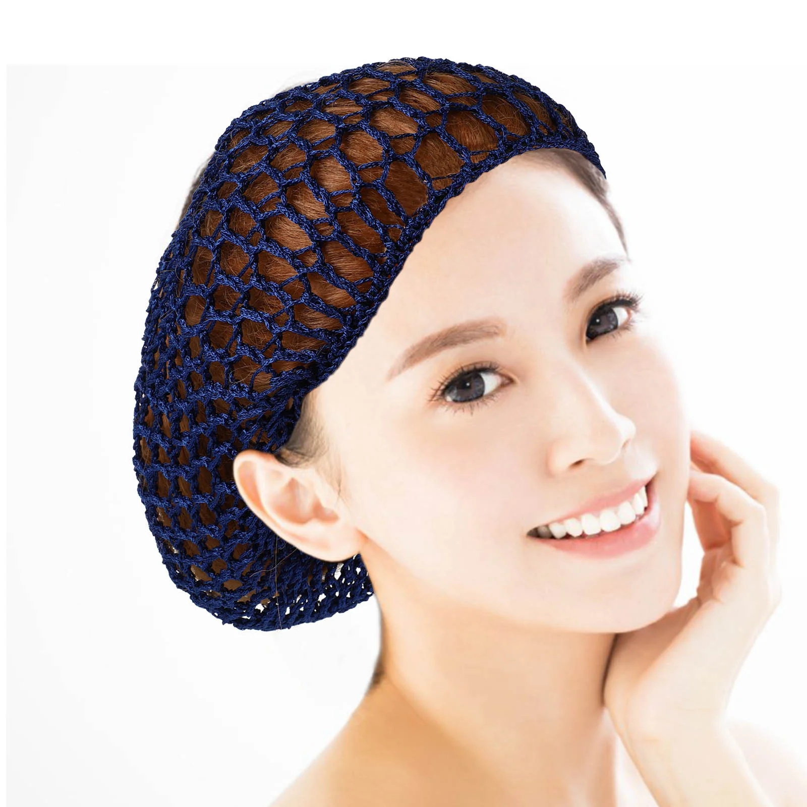 2 Pcs Crochet Miss Womens Hat Hair Protection Cap Sleeping Headwear Accessories