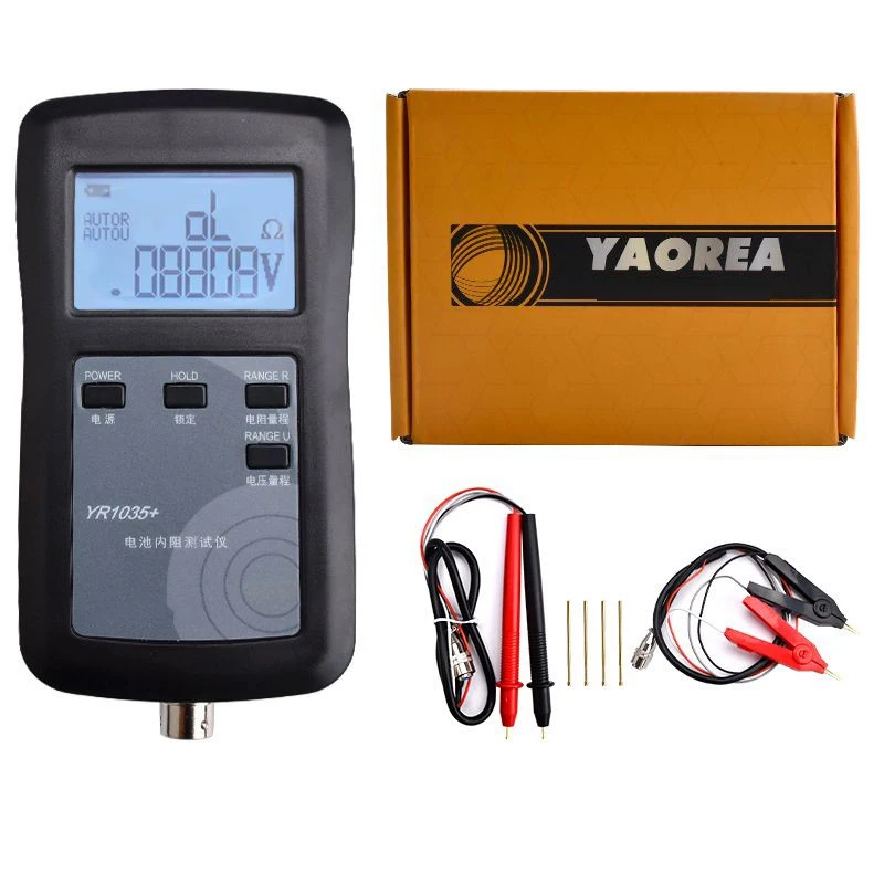 4-Wire YR1035+ Fast Lithium Battery Internal Resistance Test Instrument High Accuracy 100V Electric Vehicle Group 18650