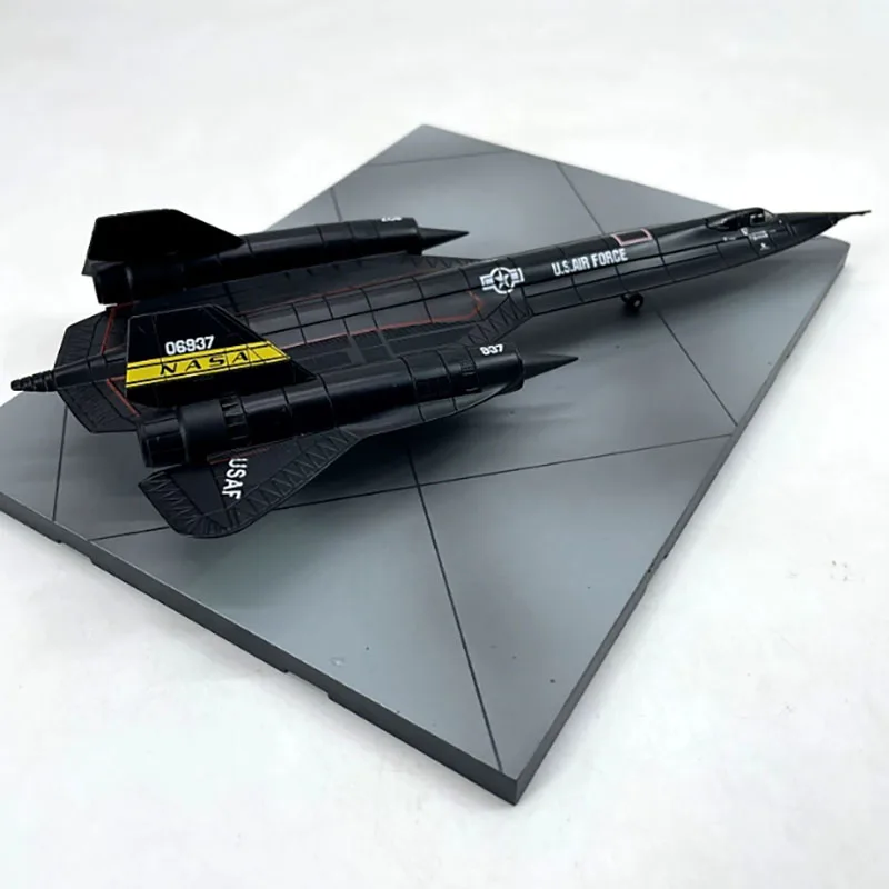 Die Cast America 1:144 Scales Fighter Aircraft Model Alloy US SR71 Blackbird High Altitude Reconnaissance Plane Model Simulation