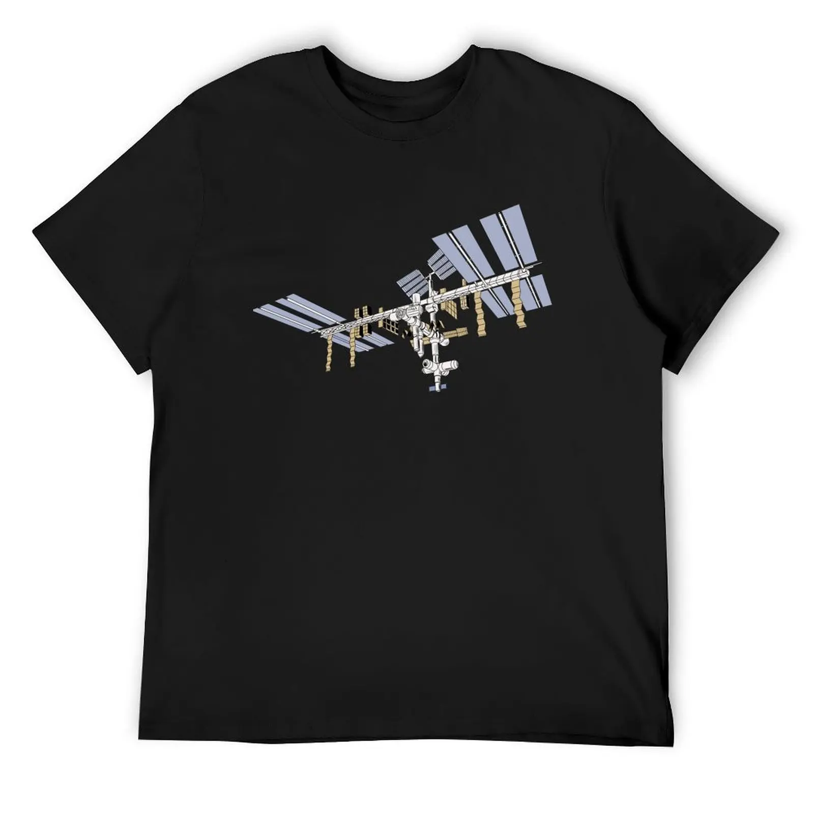 International Space Station T-Shirt blacks summer clothes shirts graphic tees shirts men graphic