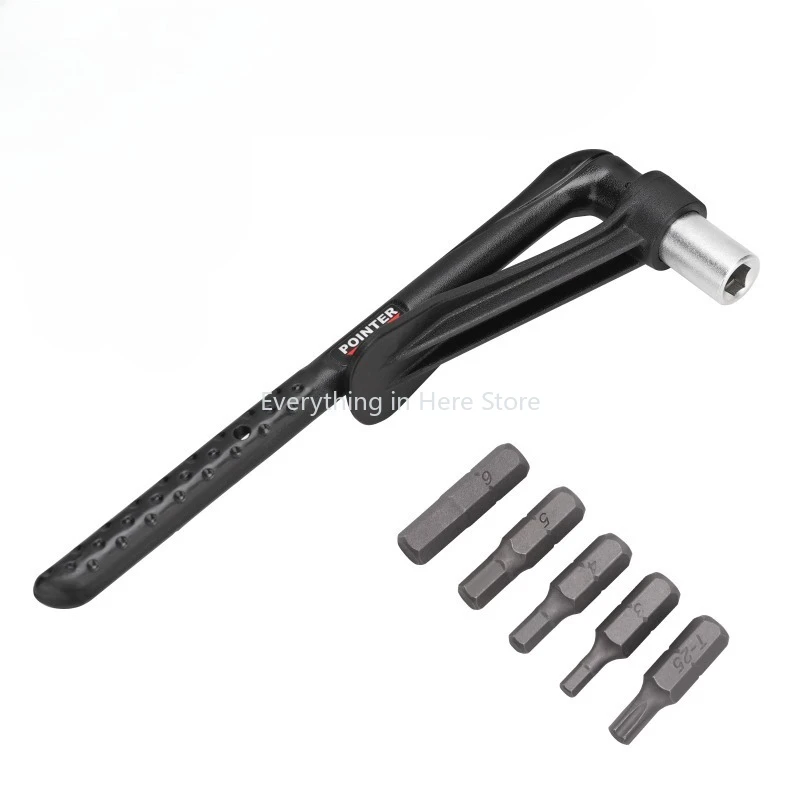 Bicycle Torque Wrench 2-12NM Hexagonal Portable High-precision Torque Wrench MTB Road Bike Repair Tool