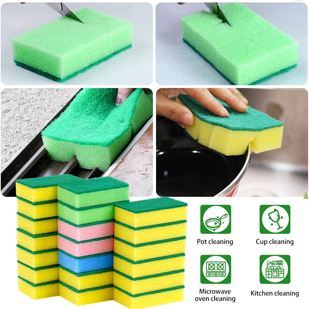 Esponja Colorida: A Solução Ideal para Limpeza Doméstica