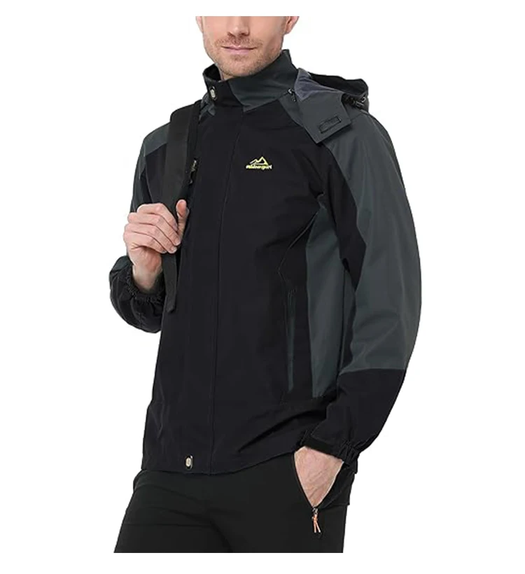 Veste D'Escalade Plein Air Homme Femme Coupe-Vent Respirante à Capuche - Randonnée Camping Pêche