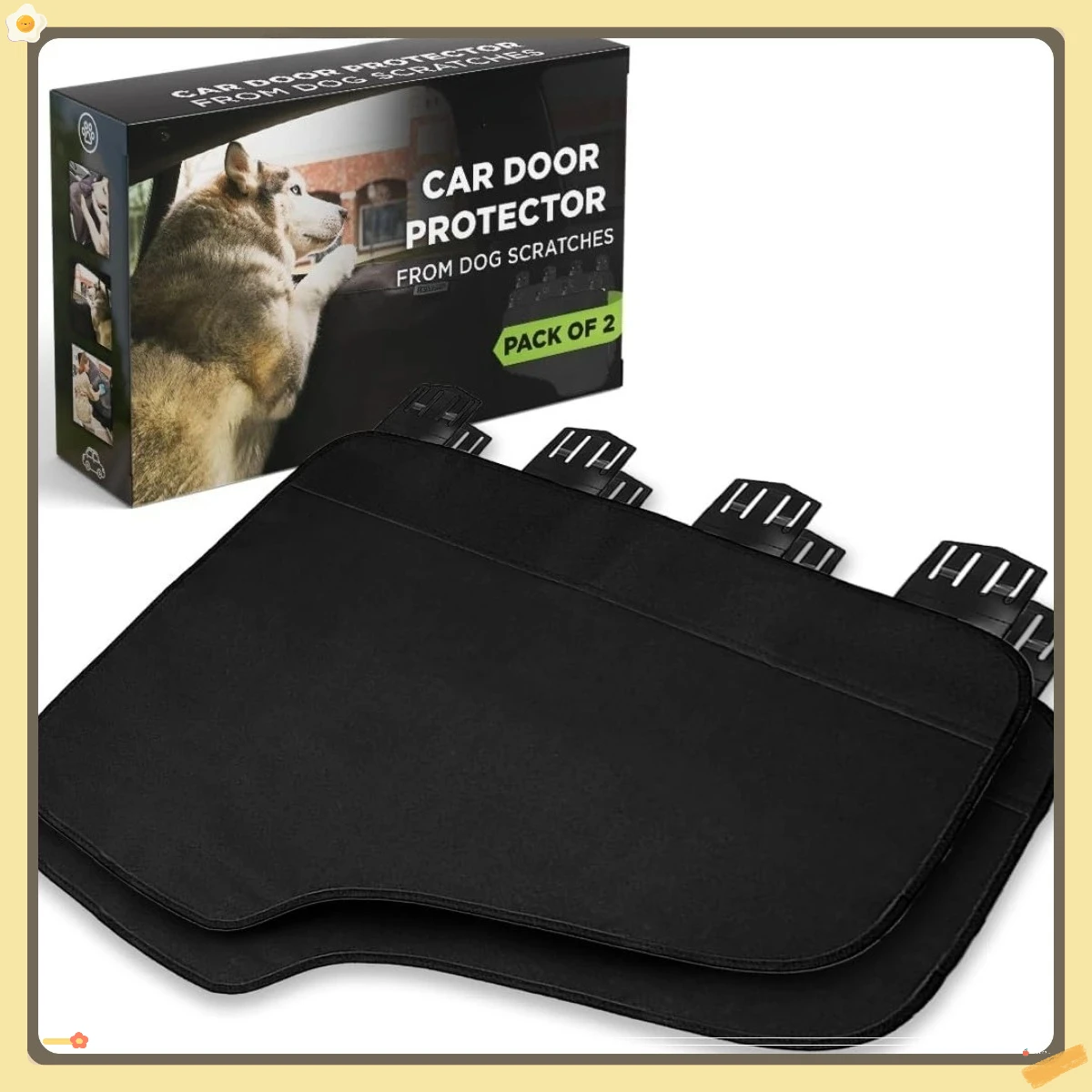 

Крышка двери автомобиля премиум-класса для домашних животных, сверхпрочная защита от царапин для собак