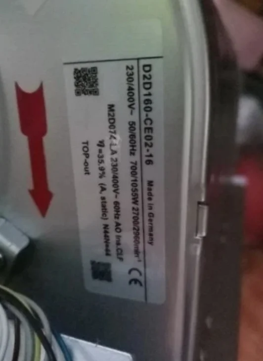 

Brand New Original D2D160-CE02-16 Variable frequency fan, inverter fan Fast delivery