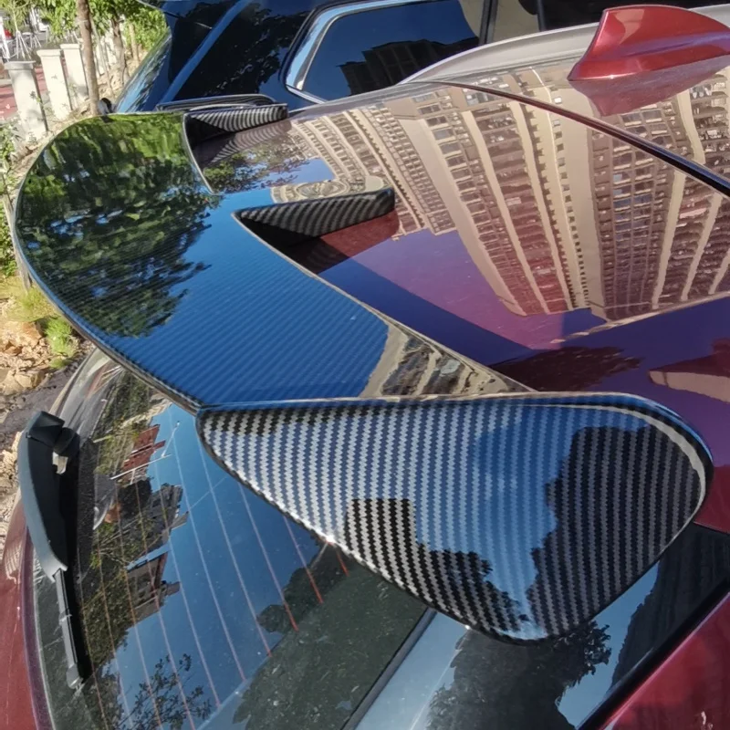 

Suitable for BMW X1 tail wing installation without punching adhesive, top wing appearance modification upgrade 12-24