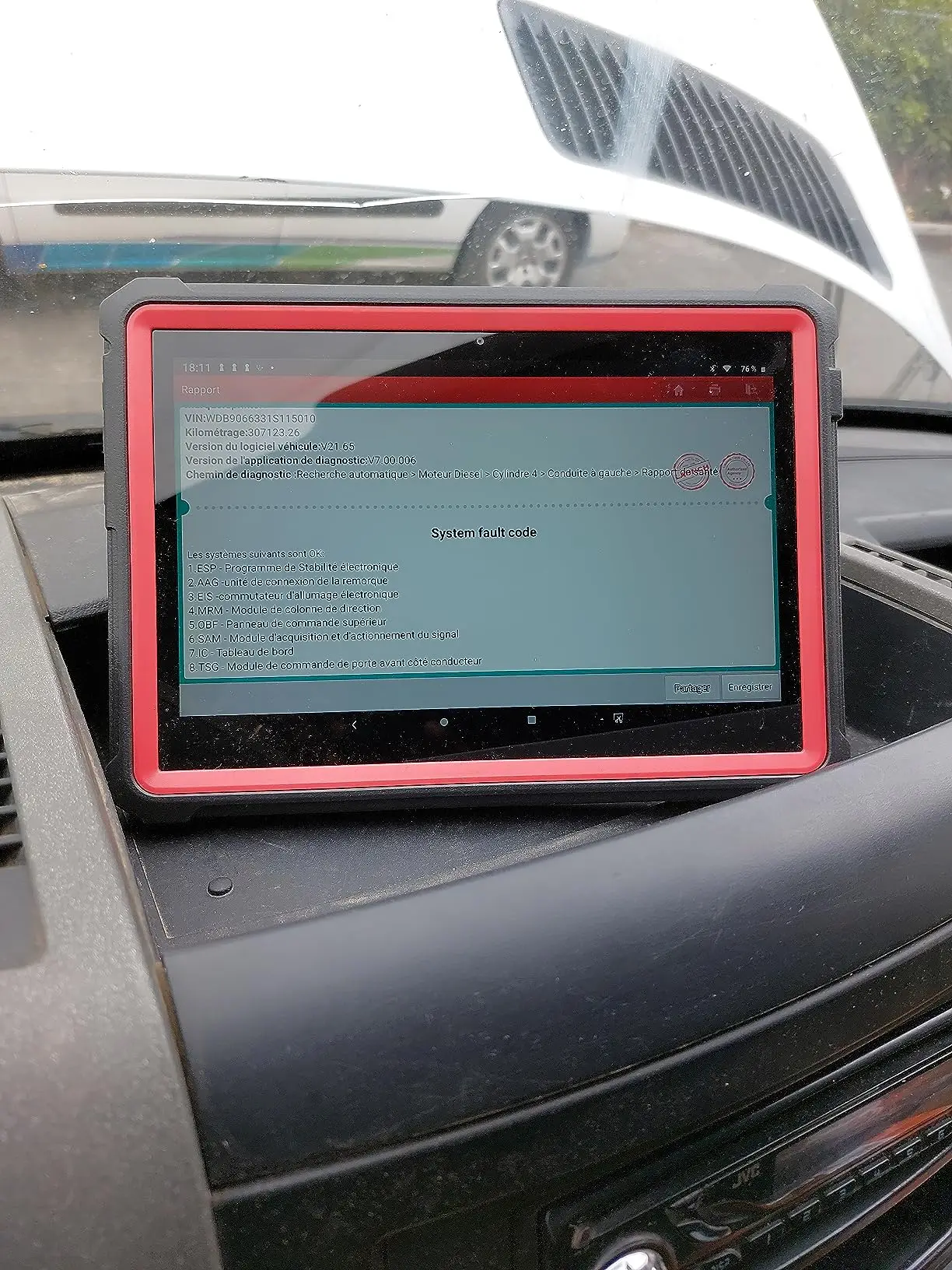 LANCERING Tablet 10.1 "3 GB RAM 4 GB RAM Android 9 Bluetooth OBD2 Diagnostic Tool 64 GB Opslag Auto Diagnotic Tool - afbeelding 2