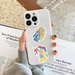Wasserdichte Barbie -Prinzessin -Aufkleber, DIY Scrapbooking, tragbarer Computer, Notebook, Telefonbox, Cartoons, Anime, Mädchendekor, 50pcs 10 Hauptverkaufsprodukte Barbie - №9