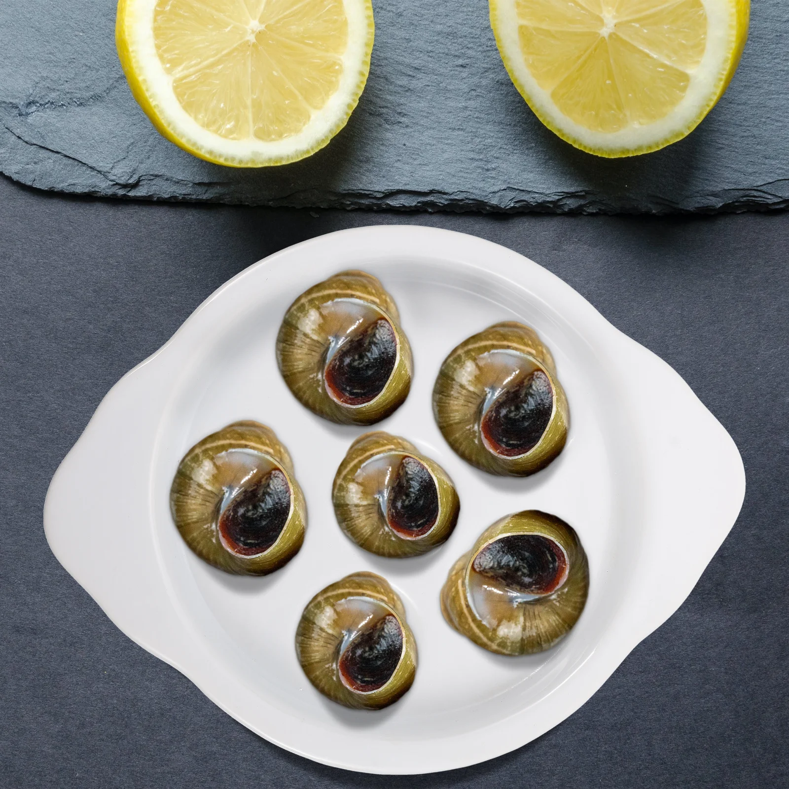 

1Pcs Ceramic Escargot Baking Dish Snail Plate High Temperature Resistant Kitchen Tool Dishwasher Holes