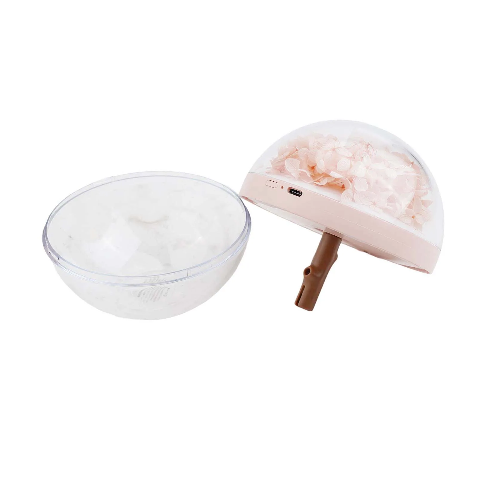 Warm White Lamp Air Humidifier Portable Wireless Design Portable And Wireless Design USB Rechargeable Features