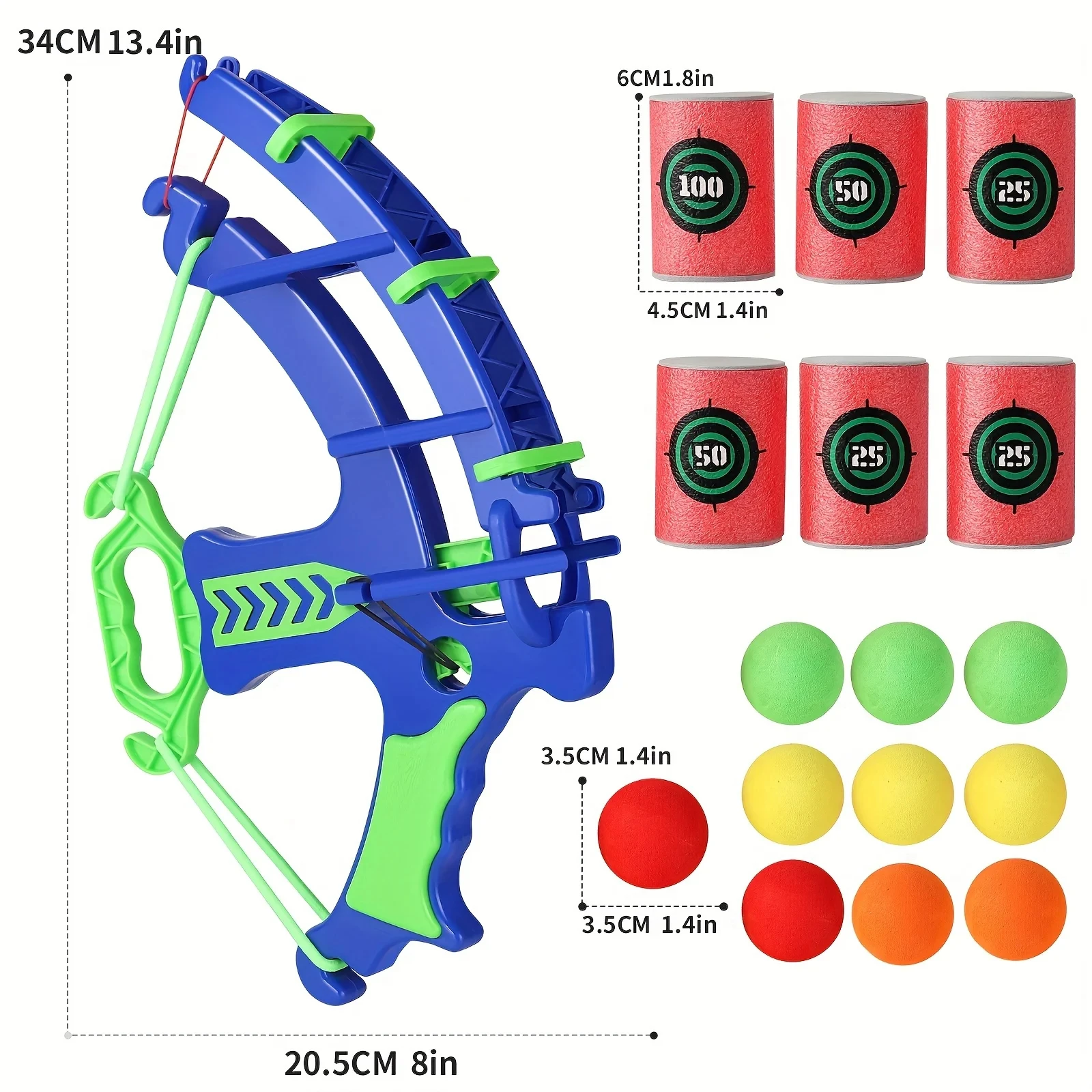 Catapulta de tiro com arco crianças pai-filho brinquedos de tiro interno e ao ar livre alvo eva esponja bola balde crianças quebra-cabeça brinquedo presente