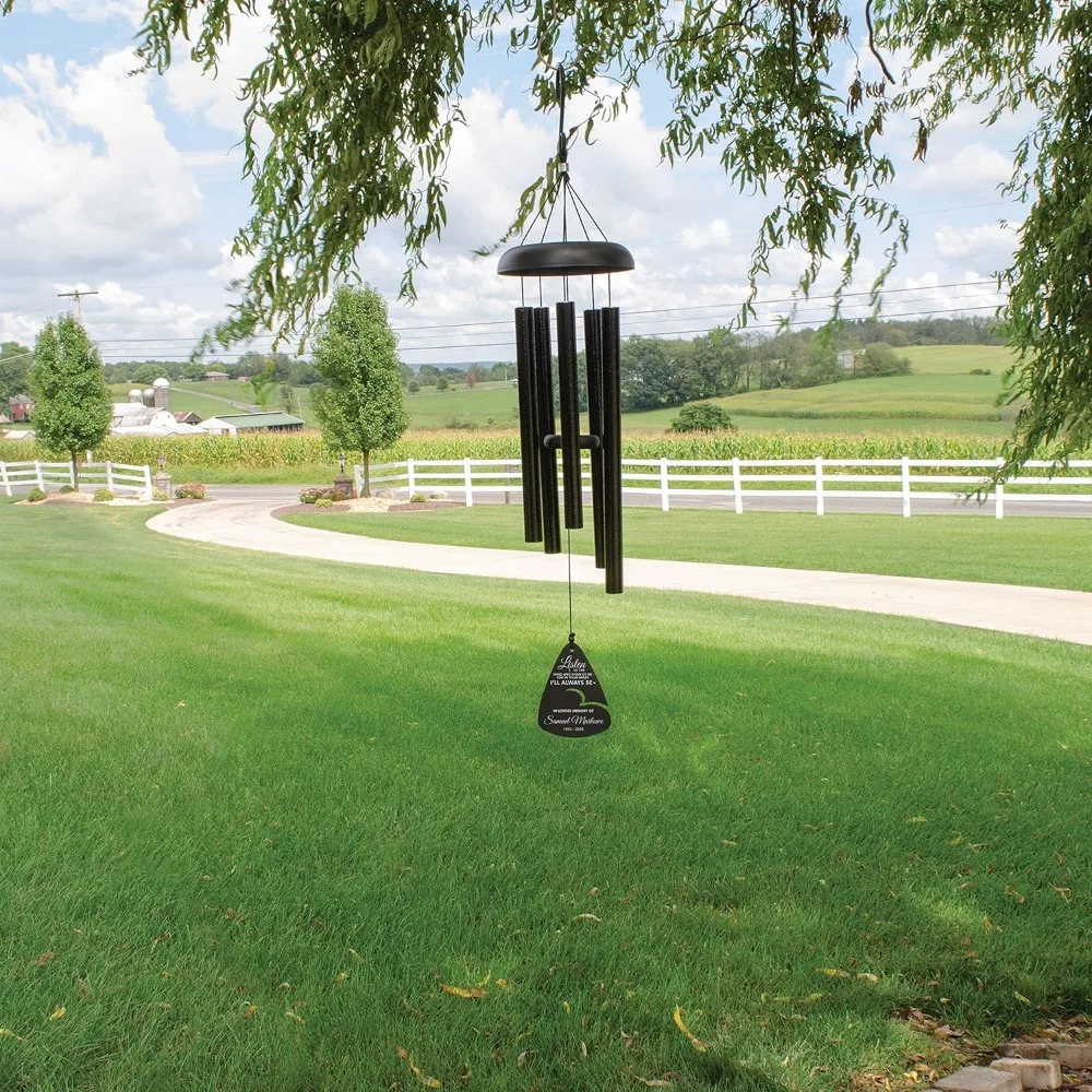 customized 30-inch bronze wind chime: tribute to the breeze