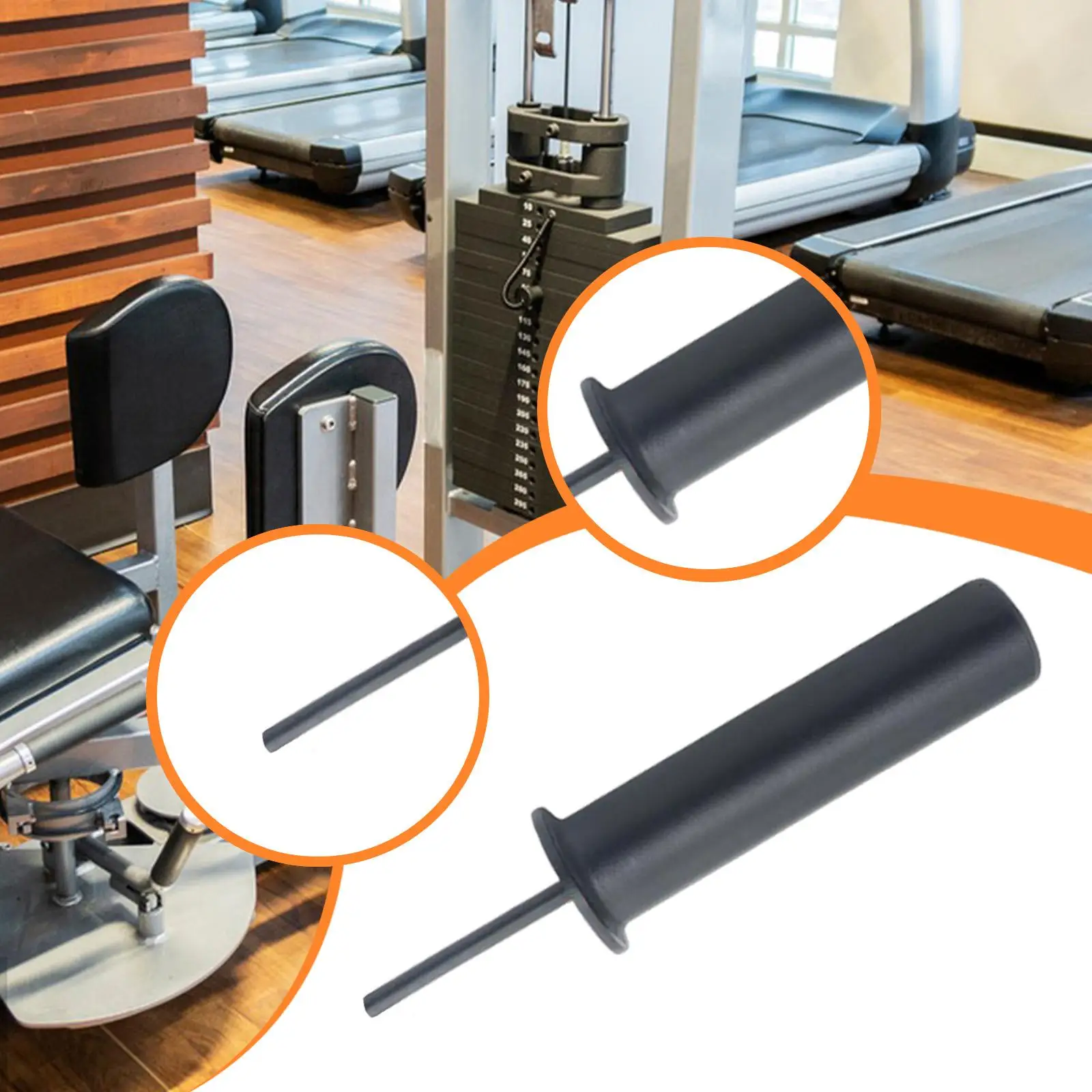 Weight Stack Pin Heavy Duty Steel Gym Equipment Attachment for Strength Training Cable Machines