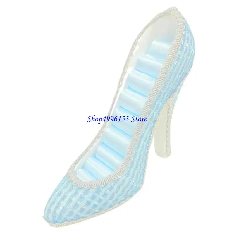 

Q0KE Elegant Resin Jewelry Display Stand For Necklaces Earrings Practical Home Decoration Organiser With European