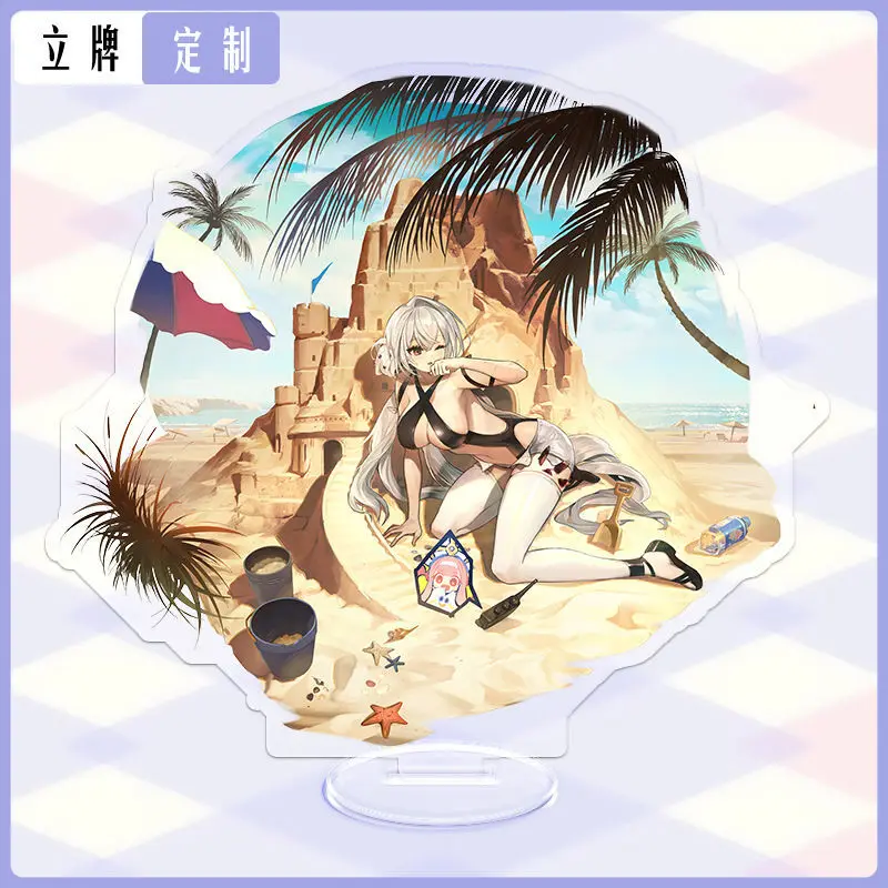 لعبة أنيمي ورشة عمل كيمياء ليسا الجديدة 2 حامل أكريليك هدية للأصدقاء لسطح المكتب زينة ألعاب شفافة