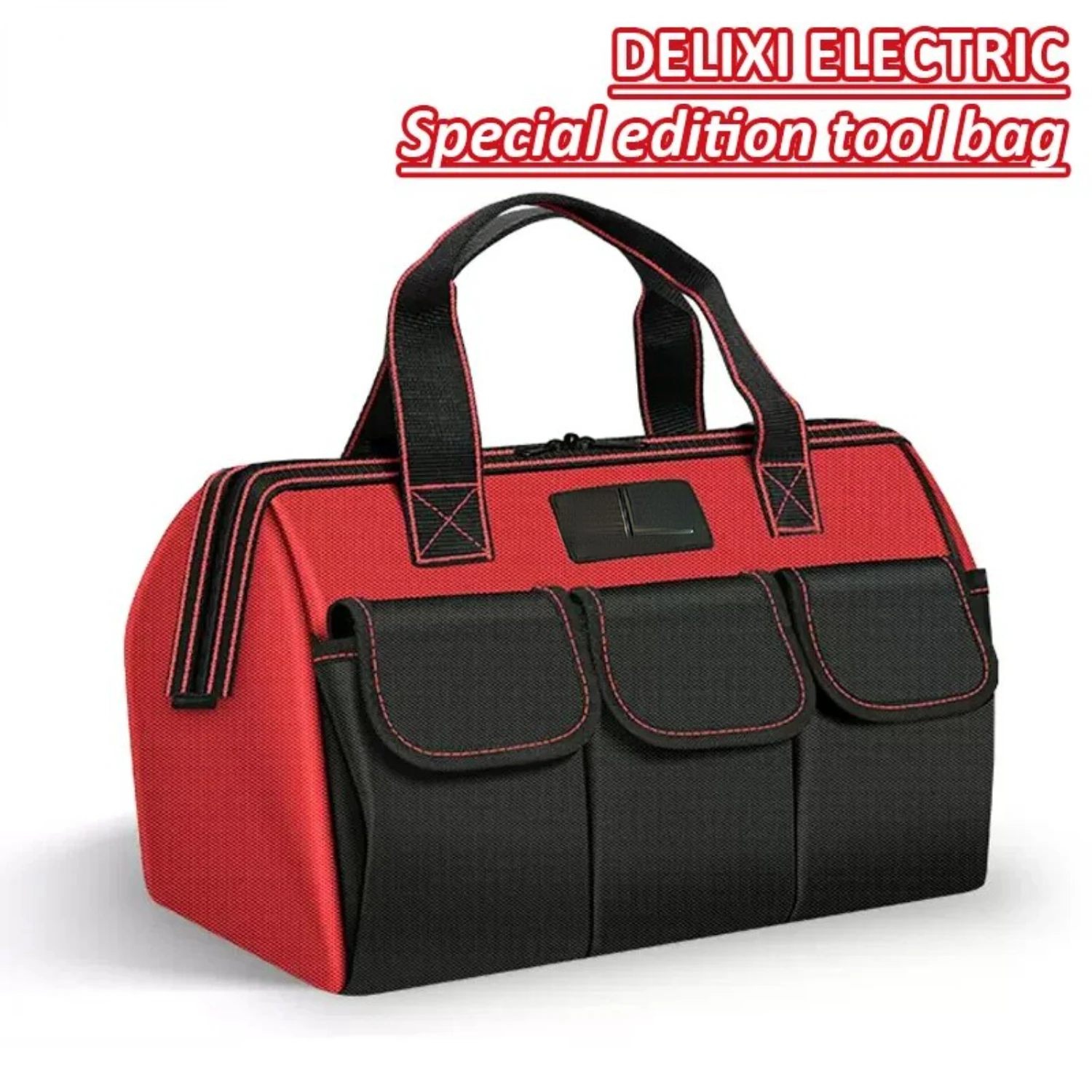 Durable Thickened Oxford Cloth Tool Bag with Multiple Pockets and Handles: Conveniently Store and Transport Tools for DIY Enthus