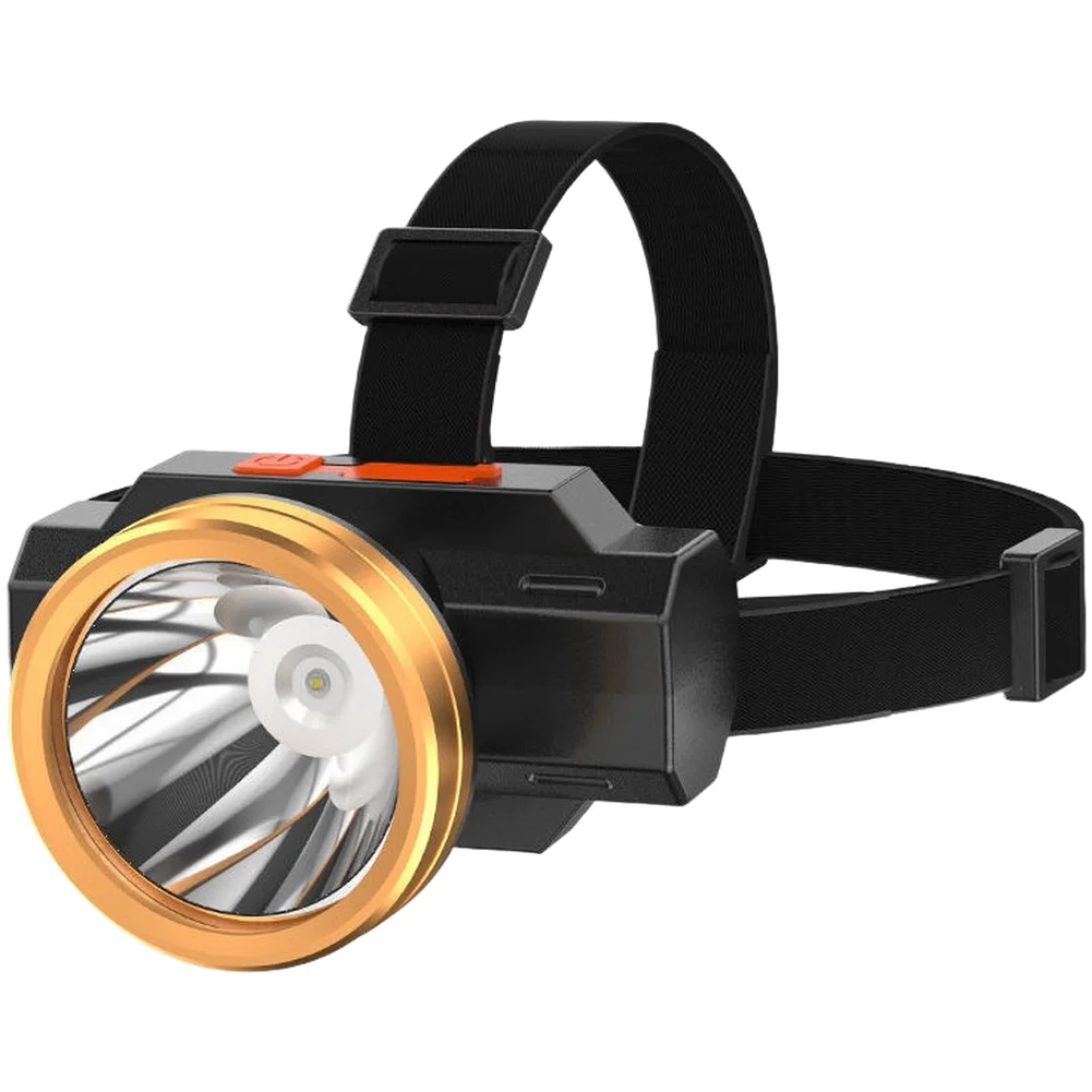 LED Headlamp with 600mAh Rechargeable Battery USB Charging for For fishing Camping Hiking Night Riding and Hands Operation