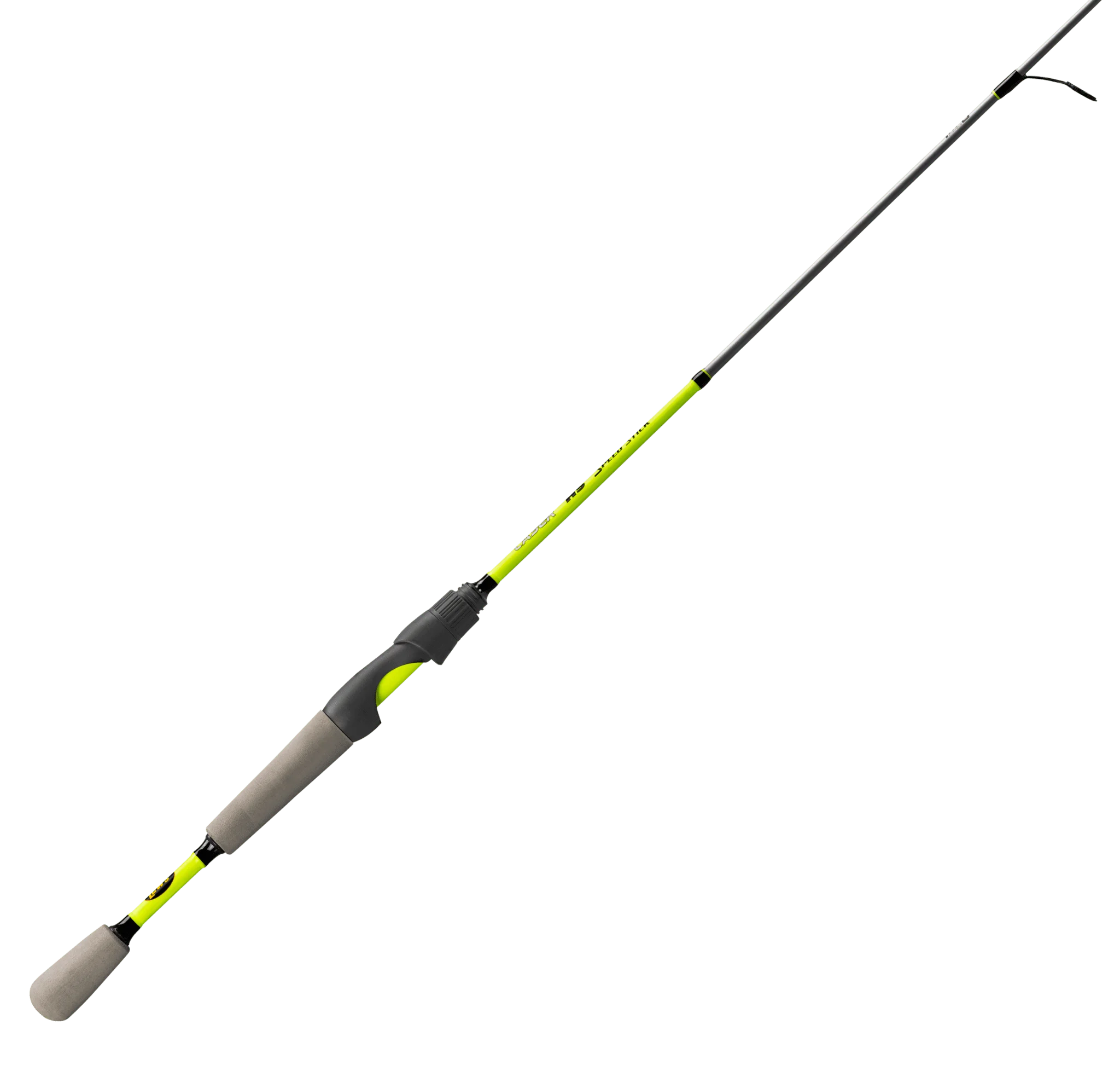 

Laser HS Spinning Fishing Rod, 6-Foot 6-Inch Fishing Rod, Medium Action IM6 Graphite Rod, Yellow/Black