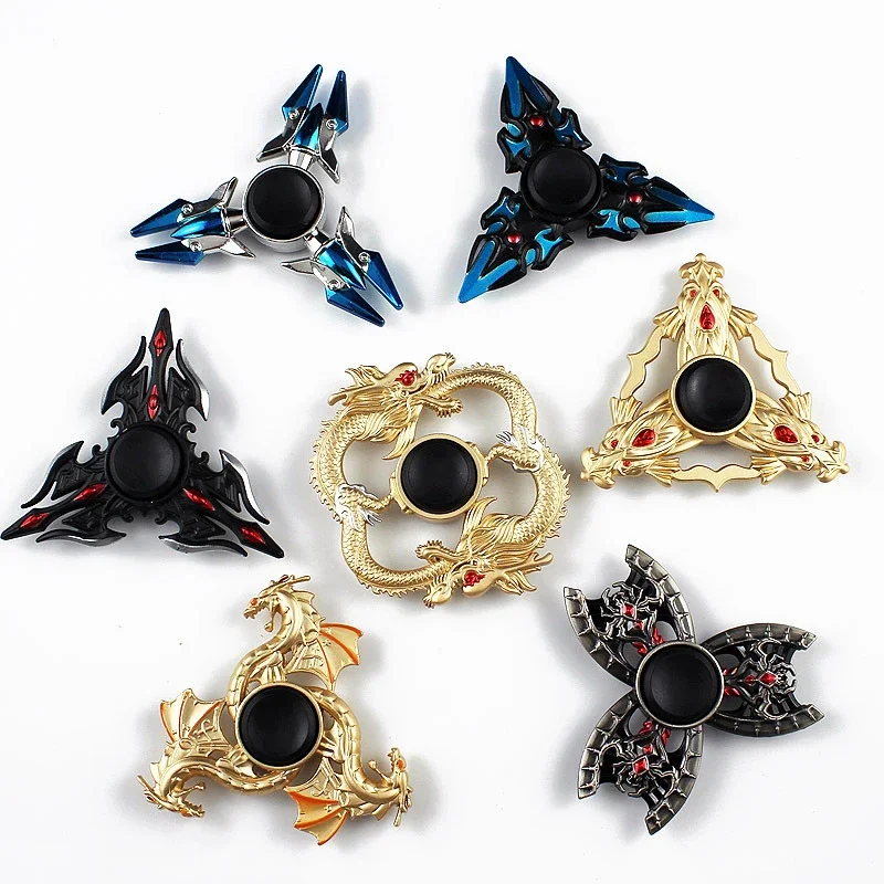 Anime Product Zhaoyun Zinc Alloy Figet Spinner Arms Metal Hand Spinner Adult Office Desk Toys Fingertip Gyro Christmas Gift