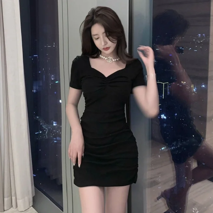 فساتين النساء الحرير الساتان حورية البحر مطوي تنورة معرض افتتاح لامع لامع سليم صالح الحديثة الحد الأدنى أنيقة مأدبة شيك #5