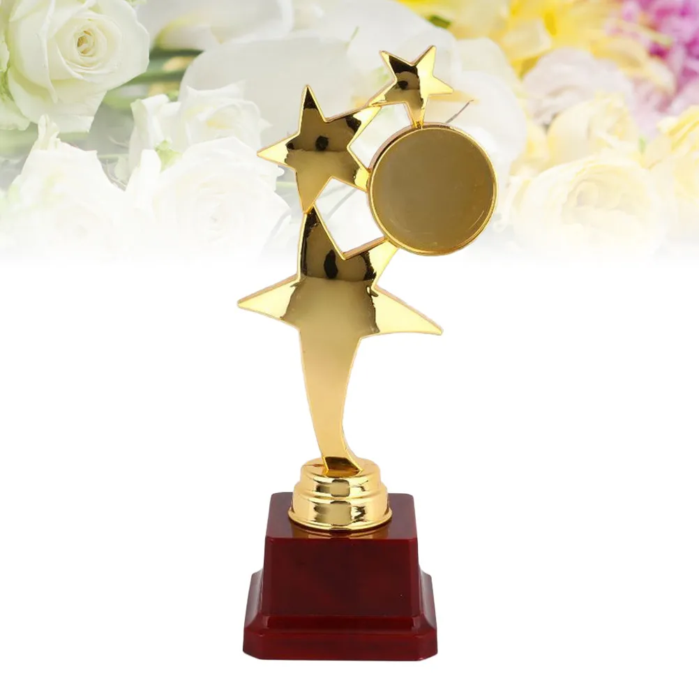 Mini Plastic Golden Trophy Award for Elementary School Sports Day Track Field Day Spelling Bee Classroom Rewards Party Favors