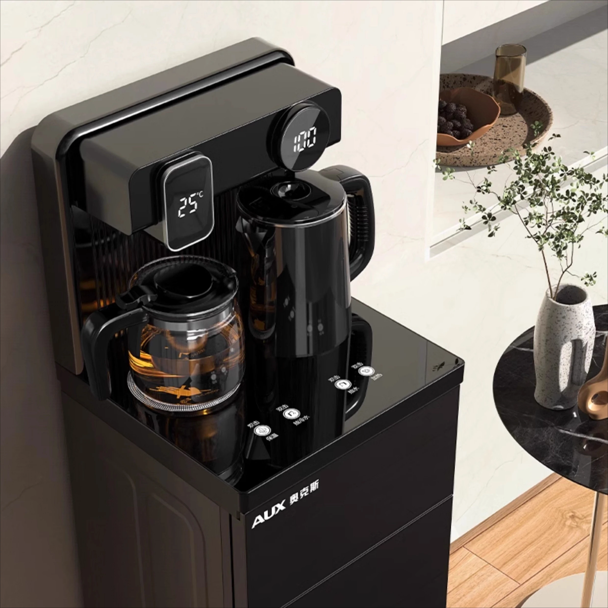 

Компактный чайный батончик для гостиной — новый автоматический умный 2025 г. (низ загрузки, встроенный дизайн шкафа)