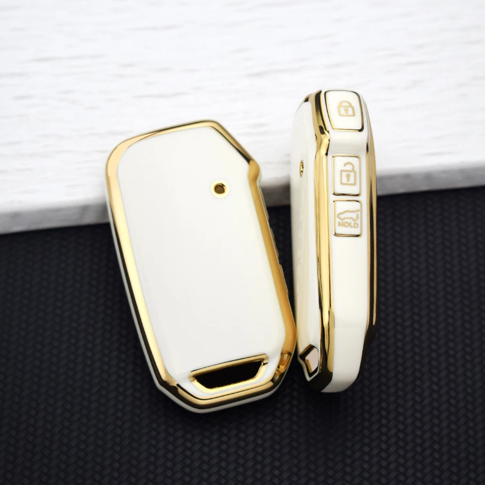 3Buttons Car Key Fob Case Cover for Kia K3 K5 Soul Sportage NiroTelluride Carnival Sorento Cerat Seltos Sonet Ceed Xceed Proceed