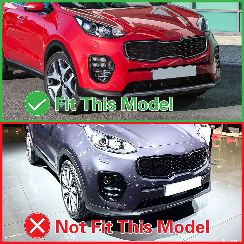 For Kia Sportage QL 2015-2019 Chrome Exterior Moulding Garnish Decoration Protection Sticker Exterior Parts Chromium Styling