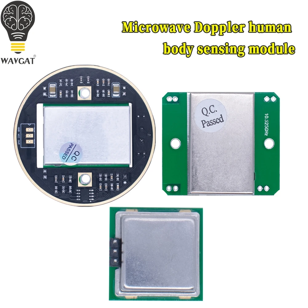 WAVGAT Microwave Doppler Human Sensing Module HB100 Wireless Radar Mobile Sensing Sensor 24G CDM324