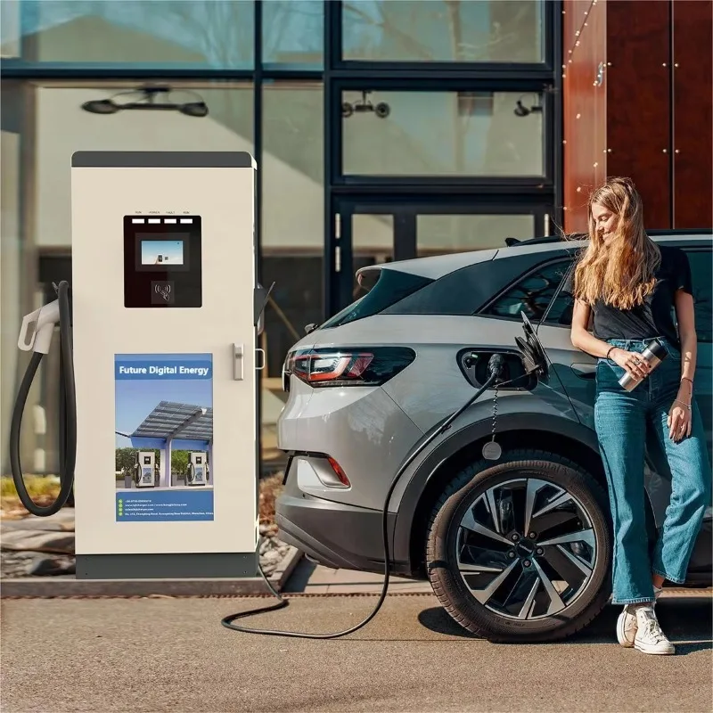 DC Fast Ev Charger Station Electric Vehicle Charging Station Dc Charger Ev Charging Station 60kw 120kw Charging Pile Customized