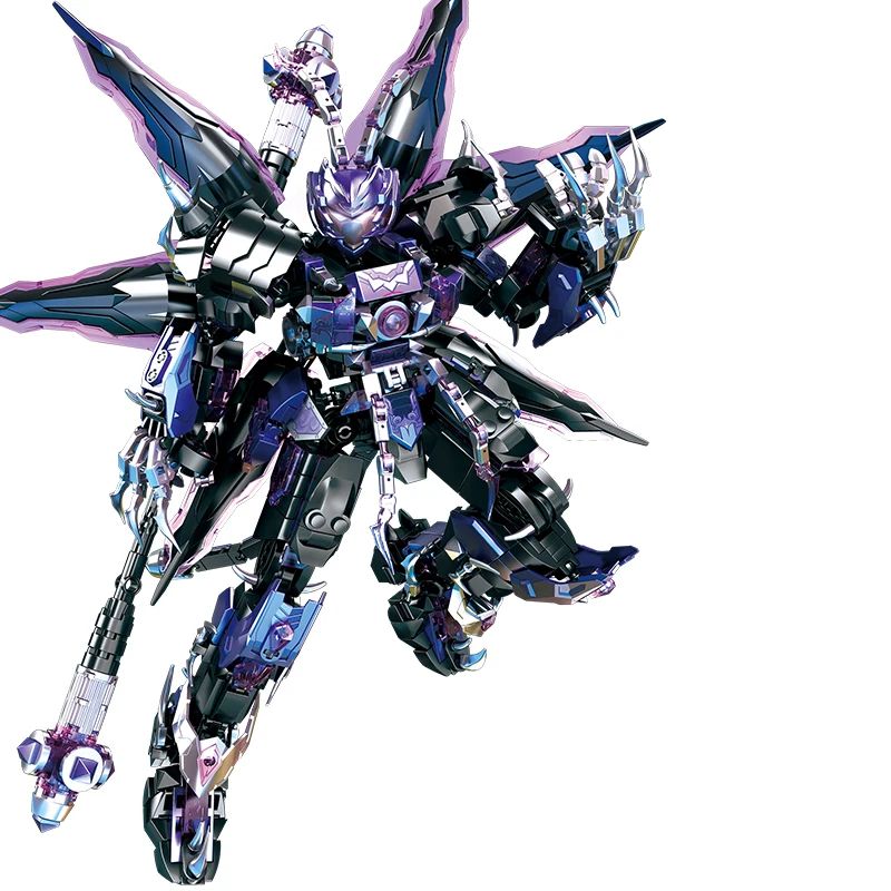 Blocs de construction de Robot chevalier de combat SunWukong Warrior Mech, figurine d'action en briques, jouet d'assemblage pour enfants et adultes, cadeau parfait