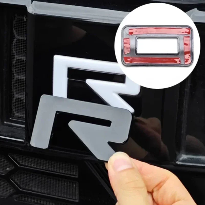 

Car Grille Light Blackened Mark Fit for Jetour Traveller T2 2023-2025 Auto ABS Bright Black Grille Light Letter Mark Accessories