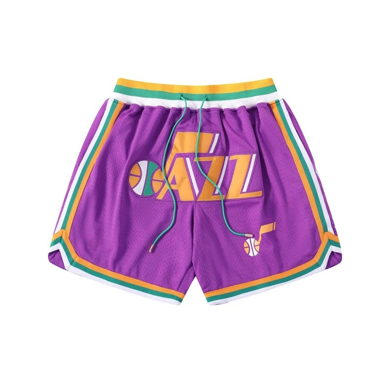 2024 Growling Little Eyes JustDon Casual JD Basketball Shorts Lakers Heat Magic Bulls James Series with Adult Kids Style