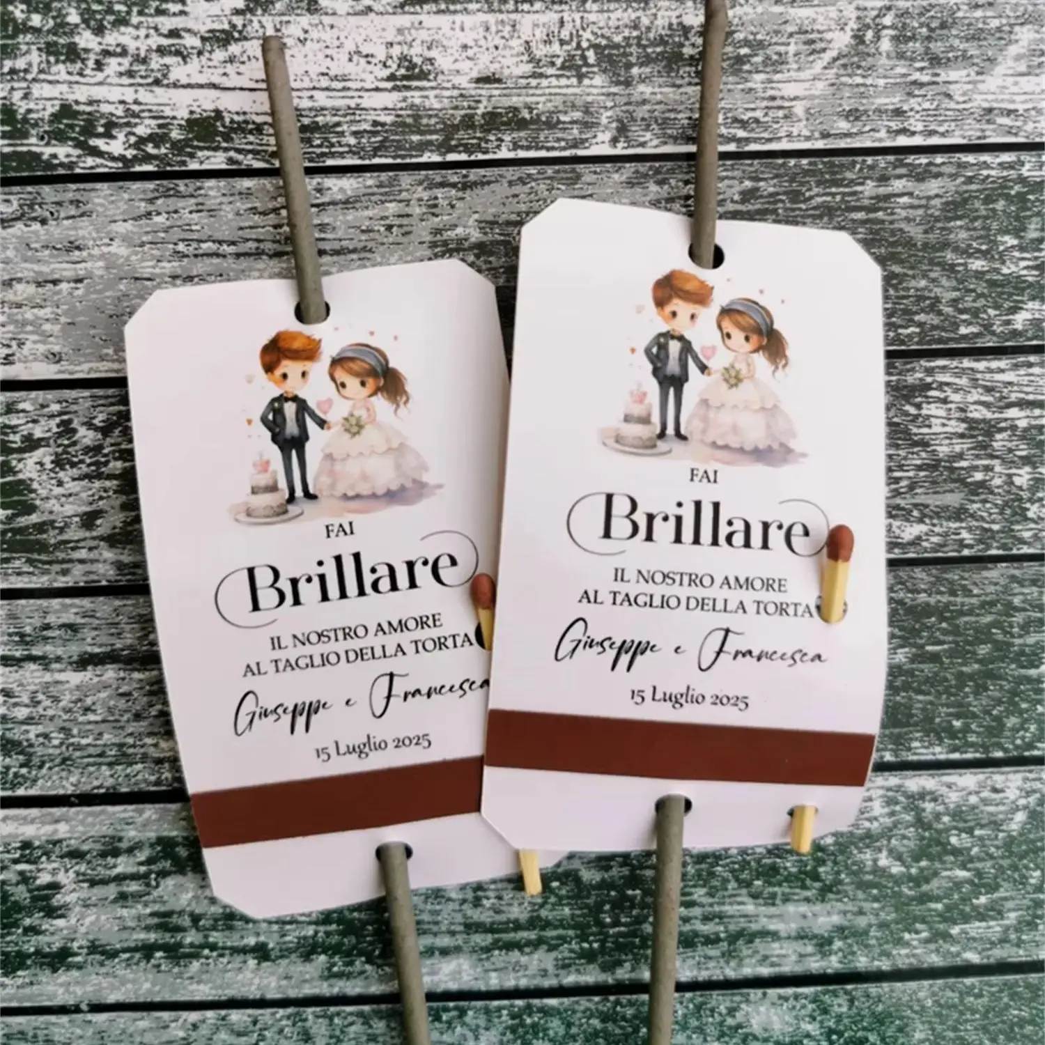 

60pcs Scintille taglio torta matrimonio.Personalized SPARKLER TAGS for wedding,Let Love Sparkle, party, anniversary, engagement