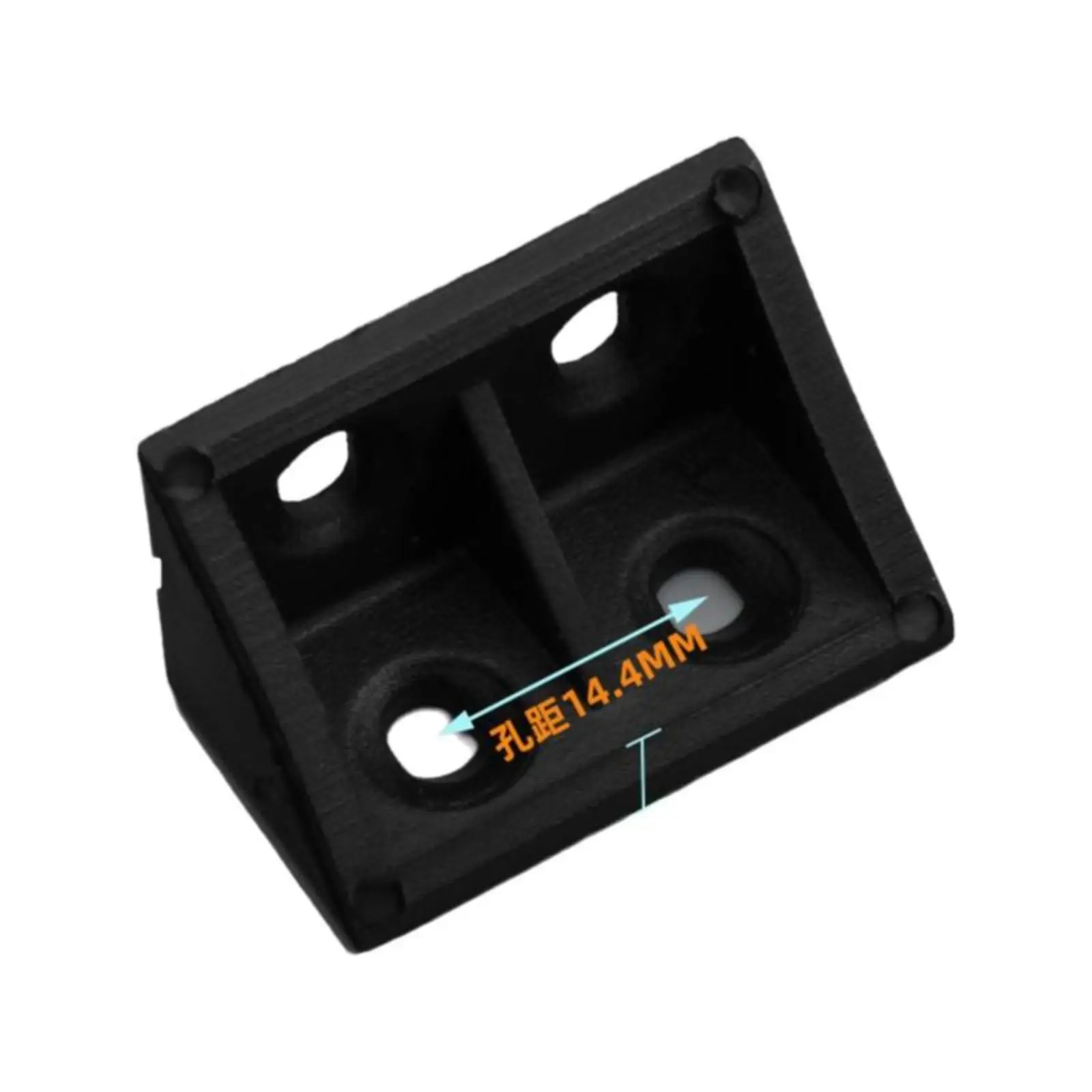 Plastic Corner Brace, 90 Degree Right Angle Bracket, Thickened L-Shaped Furniture Connector, Shelf Support