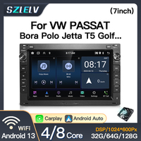 Android 13 For VW Passat B5 MK4 MK5 Golf 4 Polo Bora Jetta T5 Navigation Car Player GPS WIFI RDS BT Carplay 2Din Bluetooth Radio