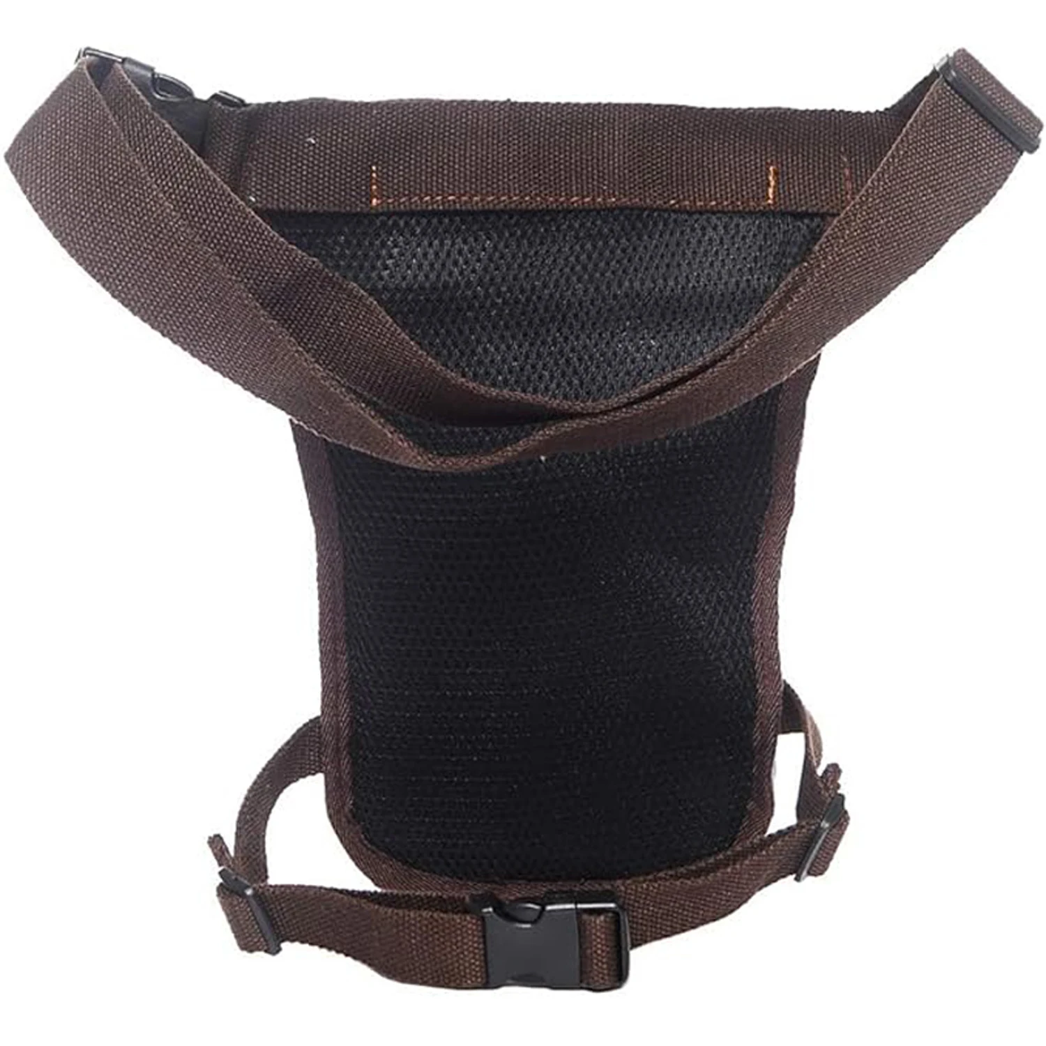 Men's Retro Canvas Waist Bag, Casual Crossbody Bag, Multifunctional Sports Leg Bag, Outdoor Cycling Phone Pouch, Durable and Versatile, Lake Blue