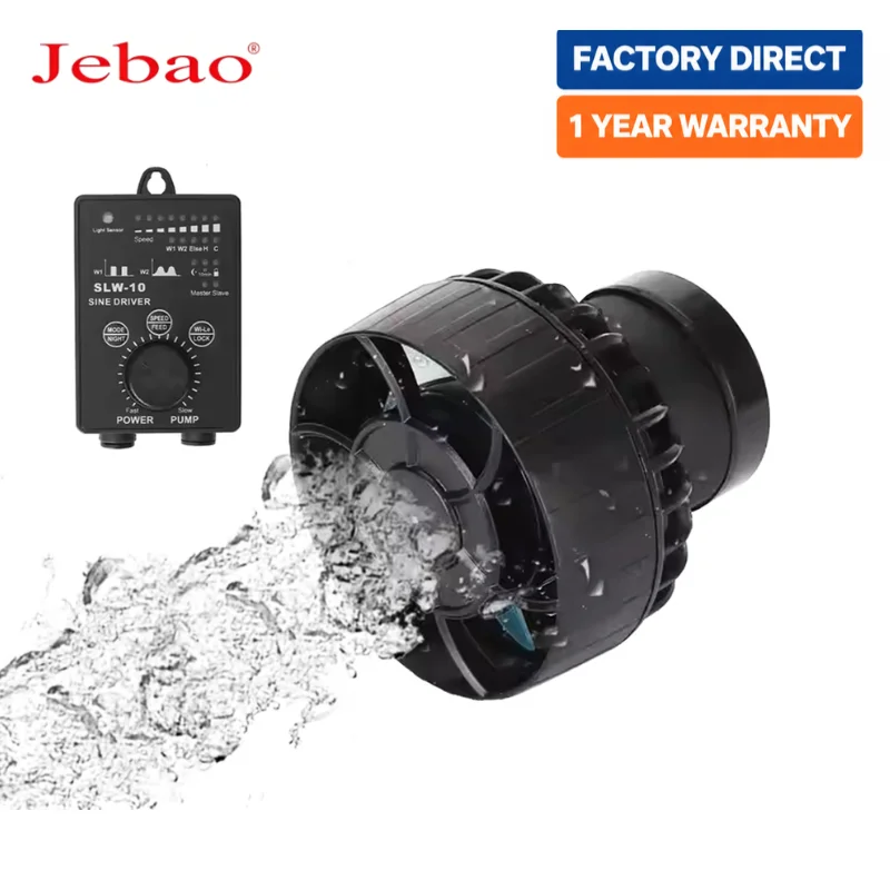 Jebao Jecod SLW Series Manual Control Constant Compatible SINE Aquarium Wavemaker Pump for Freshwater Saltwater Fish Tank