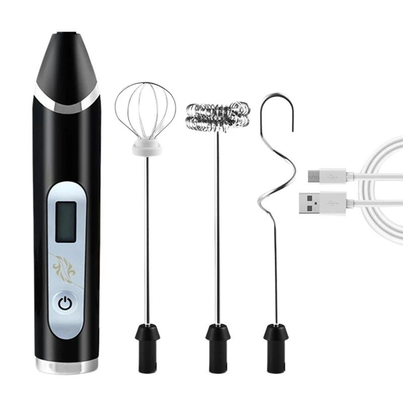 휴대용 충전식 전기 우유 거품기, 거품 제조기, 휴대용 거품기, 고속 음료 믹서, 커피 거품 막대