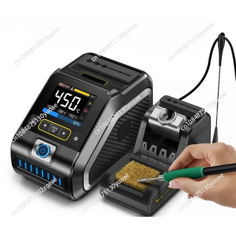 200W Smart Soldering Station Rework Soldering Helping Hand F245/F210 Handle Electronic Welding Repair Fast Heat Solder DIY Tools