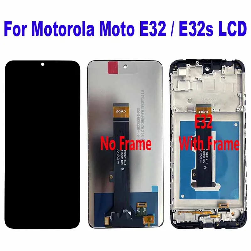 For Motorola Moto E32s XT2229-2 XT2229-3 LCD Display Touch Screen Digitizer Assembly For Moto E32 XT2229-6 XT2227-1 XT2227-2