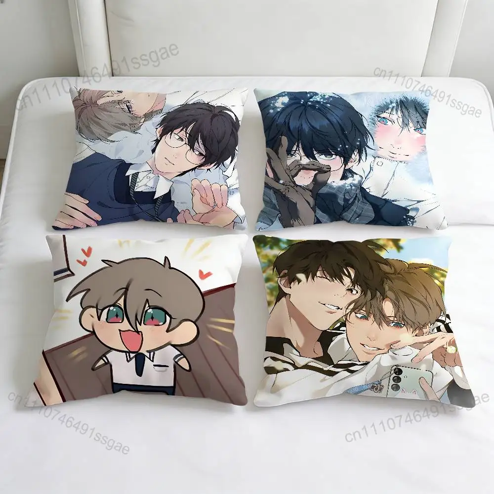 

L-Lost In The C-Cloud Manga Square Pillow Case Soft Decorative Throw Pillow Cover for Home Sofa Bed