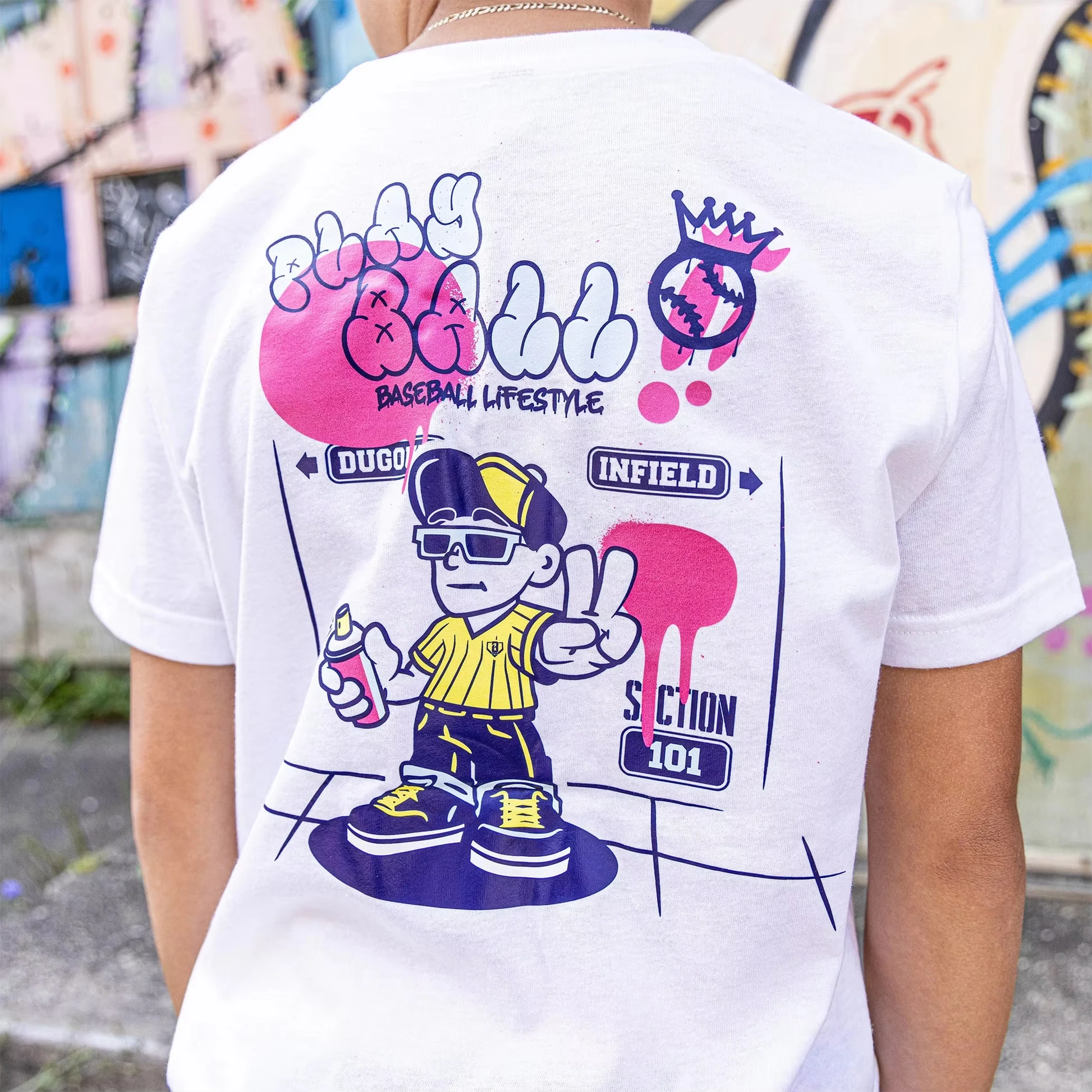 

Молодежная футболка Home Run Sugar 2025 года — бейсбольная жизнь 101, летние новые мужские и женские футболки из чистого хлопка