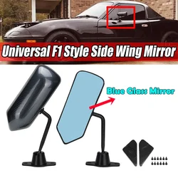2pcs F1 Style Car Side Mirrors Wing Mirror Classic Retro Door Wing Rearview Mirror For Benz For BMW For AUDI For VW For Honda