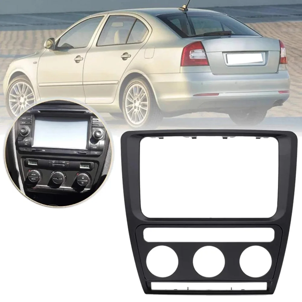 

For Skoda For Octavia 2004-2010 Car Radio Faceplate Frame 2 DIN GPS Panel Frame Replacement Car Interior Accessories
