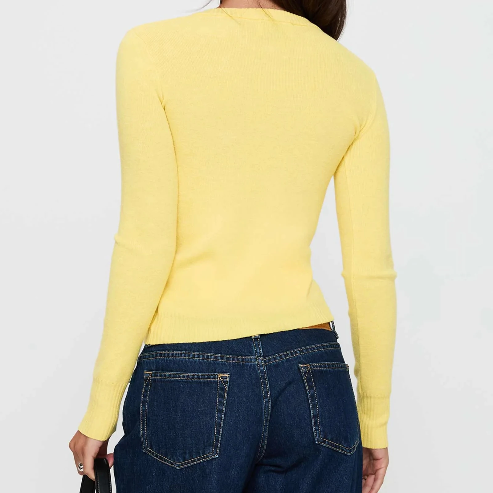 Damessweatervest met lange mouwen, knoopsluiting, effen kleur, gebreide kleding voor dagelijks gebruik, buitenactiviteiten, streetwear