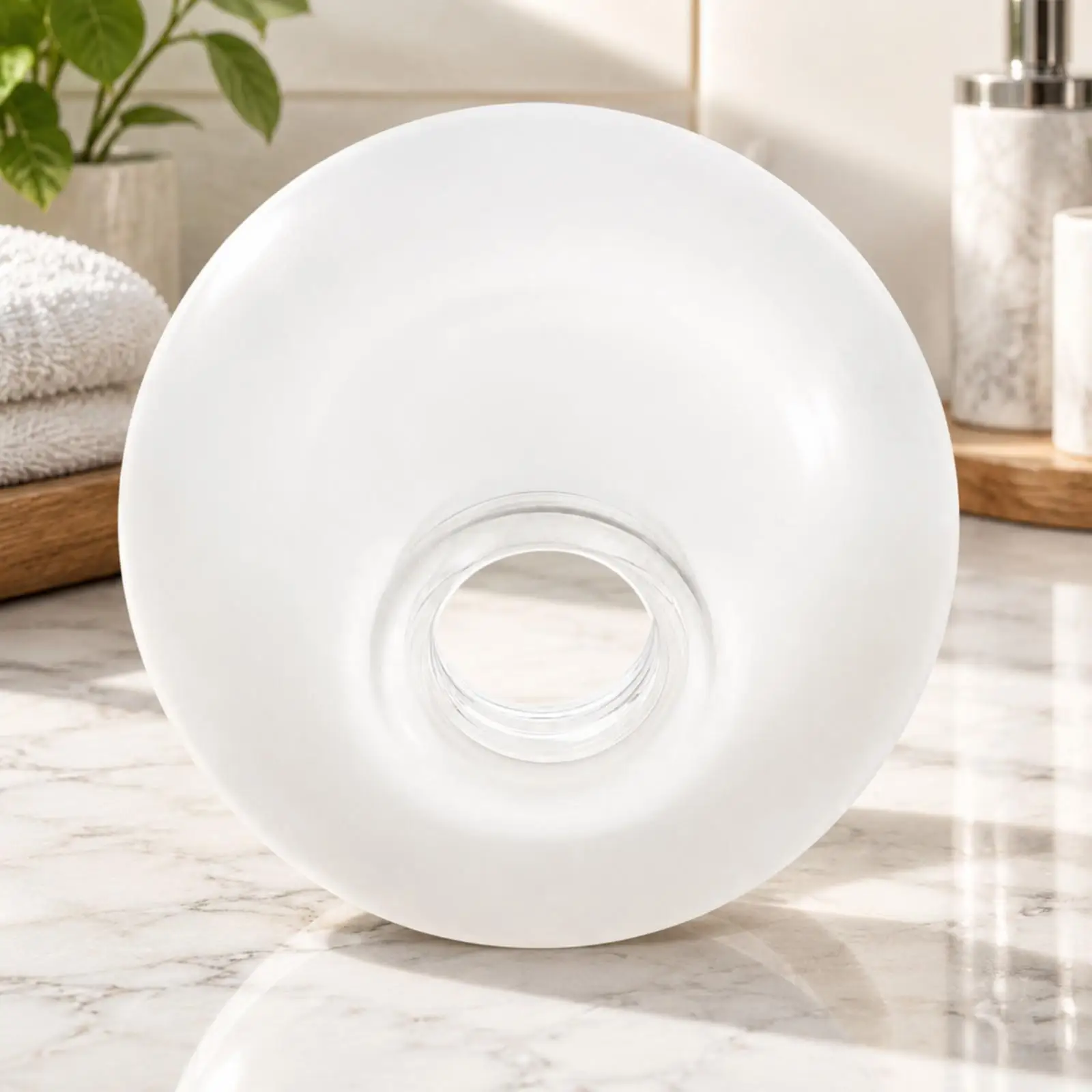 G9 Glass Ball Lamp Shade Cover Smooth Sphere Pendant Lighting Replacement Shade for Contemporary Room Fixture