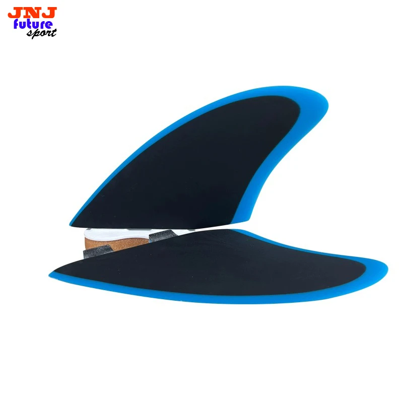 JNJ-FCS Fiberglass CNC Surfboard or SUP Twin Keel Fin Thruster