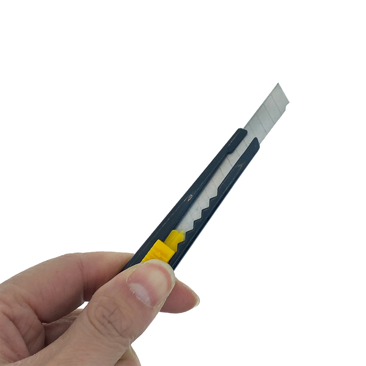 Utility Knife 9mm Snap Off Blade Paper Cutter Box Opener High Carbon Steel Art Metal Pocket Knifes Self-Locking Stationery Tool