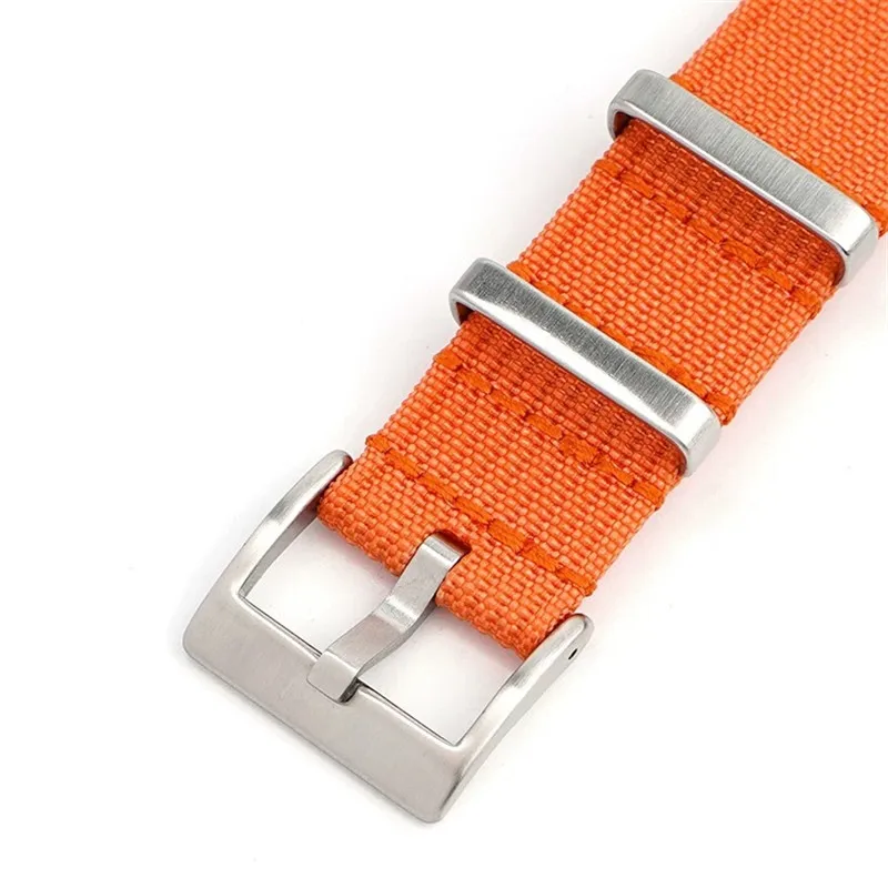 20mm High Quality Pin Buckle Soft Sport Nylon Watch Strap Replacement Wristband For Omega Swatch Planet Series Watchband image 3